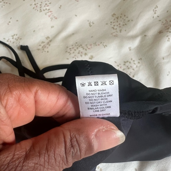 Relleciga Womens Black Bikini Top Size XL - Picture 6 of 6